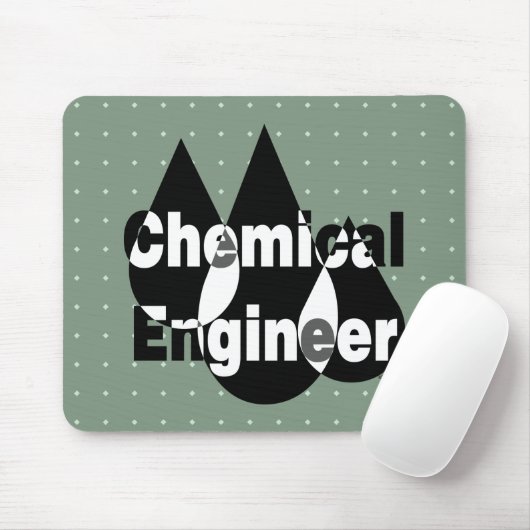 Chemische ingenieurstrips muismat (Met muis)