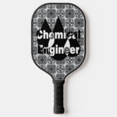 Chemische ingenieurstrips pickleball paddle (Voorkant)