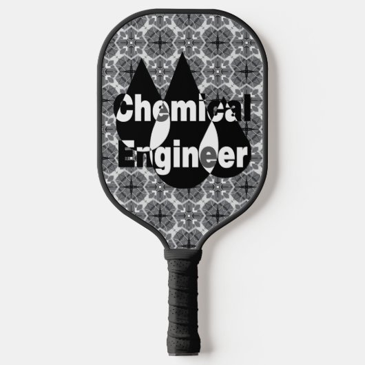 Chemische ingenieurstrips pickleball paddle (Voorkant)