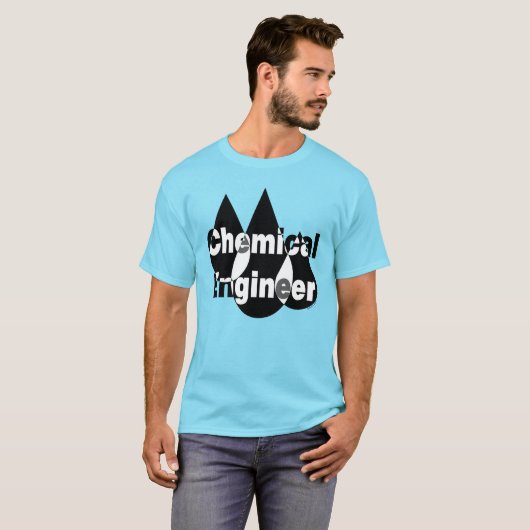 Chemische ingenieurstrips t-shirt (Voorkant volledig)