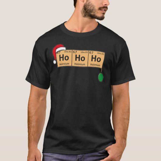 Chemische kerst t-shirt (Voorkant)
