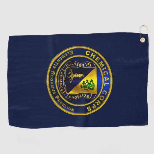 Chemische korps golfhanddoek (Horizontaal)