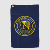 Chemische korps golfhanddoek (Voorkant)