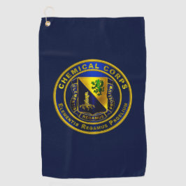 Chemische korps golfhanddoek