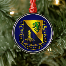 Chemische korps metalen ornament