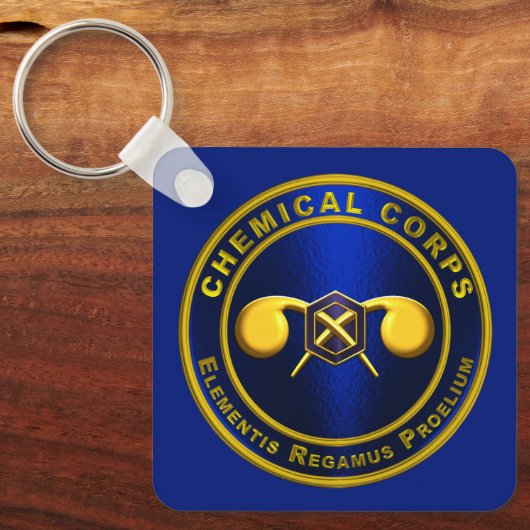 Chemische korps sleutelhanger (Voorkant)