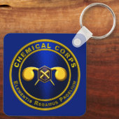 Chemische korps sleutelhanger (Achterkant)