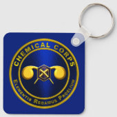 Chemische korps sleutelhanger (Achterkant)