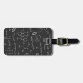 Chemische krabbels bagagelabel (Voorkant horizontaal)