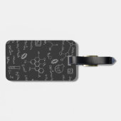 Chemische krabbels bagagelabel (Achterkant horizontaal)