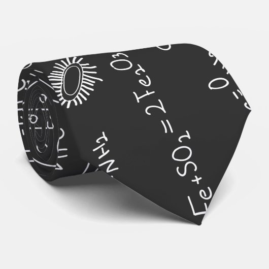 Chemische krabbels stropdas (Opgerold)