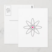 chemische liefde briefkaart (Voorkant / Achterkant)