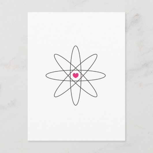 chemische liefde briefkaart (Voorkant)