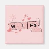 chemische magneet | vrouw-magneet (Voorkant)