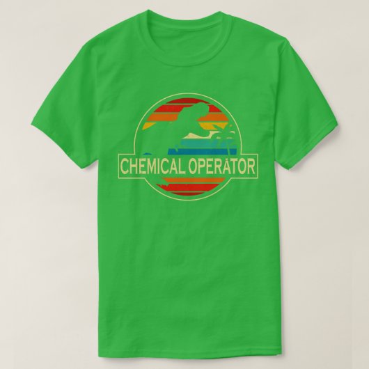 Chemische operator Dinosaur T-shirt (Design voorkant)