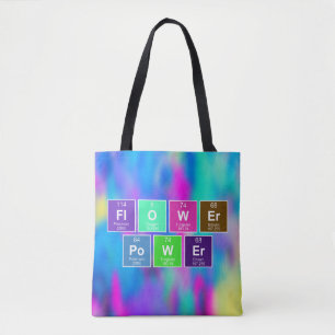 Chemische periodieke tabel van elementen: FlOWEr P Tote Bag