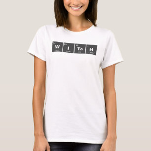 Chemische periodieke tabel van elementen: Heksen T-shirt
