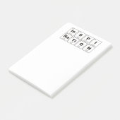 Chemische periodieke tabel van elementen: InSPIRaT Post-it® Notes (Schuin)
