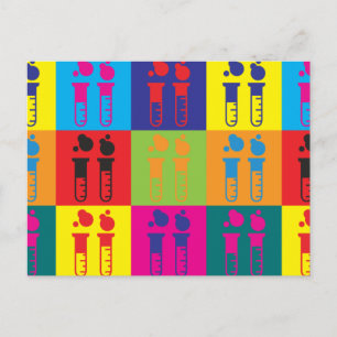 Chemische Pop Art Briefkaart