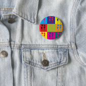 Chemische Pop Ronde Button 5,7 Cm (In situ)