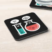 Chemische reactie bier onderzetter (Linkerzijde)