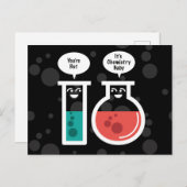 Chemische reactie briefkaart (Voorkant / Achterkant)