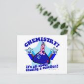 Chemische reactie briefkaart (Staand voorkant)