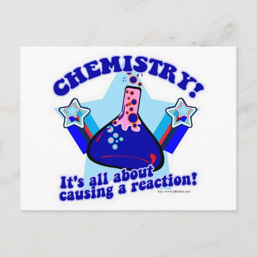 Chemische reactie briefkaart (Voorkant)