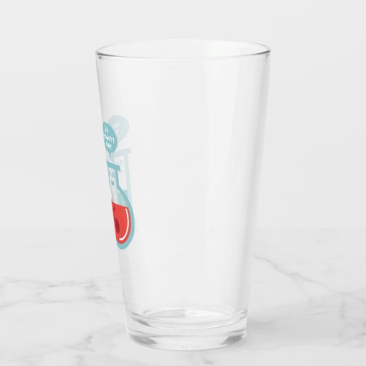 Chemische reactie glas (Links)