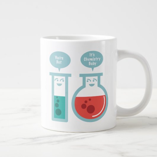 Chemische reactie grote koffiekop (Rechts)