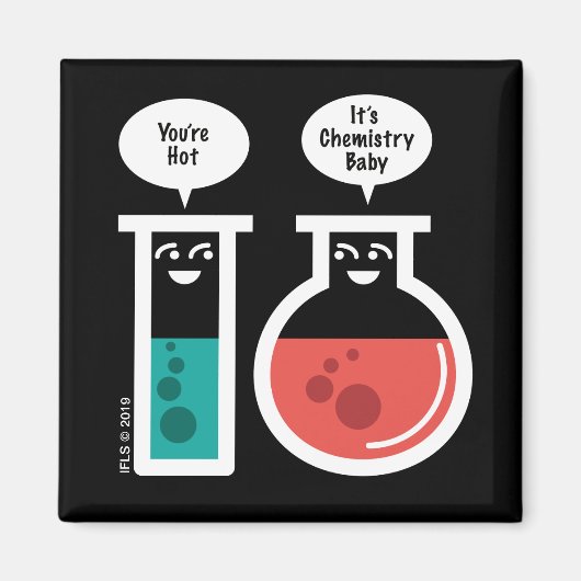 Chemische reactie magneet (Voorkant)