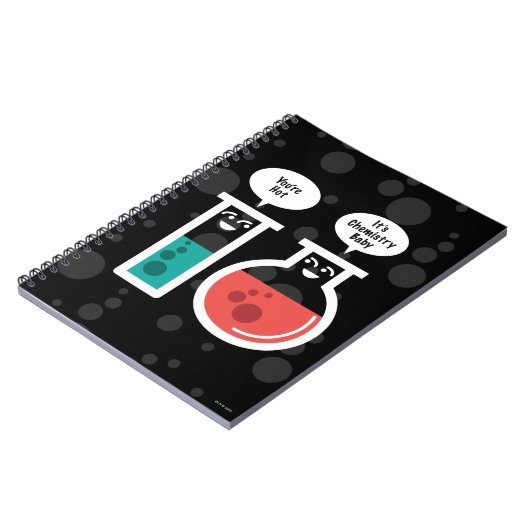 Chemische reactie notitieboek (Linkerzijde)