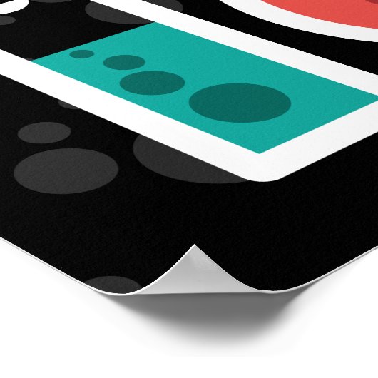 Chemische reactie poster (Hoek)