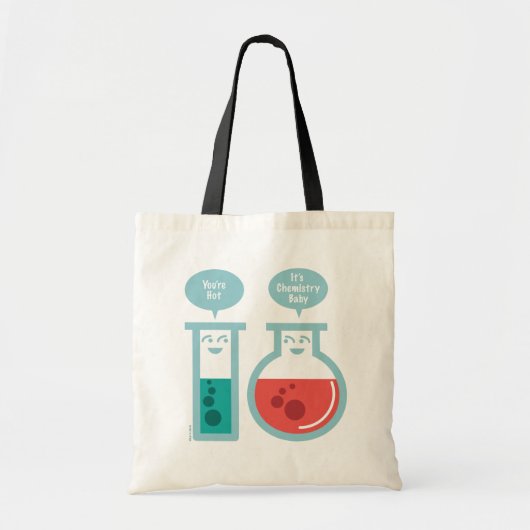 Chemische reactie tote bag (Voorkant)