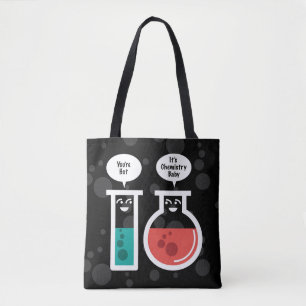 Chemische reactie tote bag