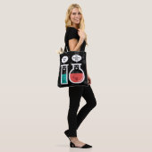 Chemische reactie tote bag (Op model)