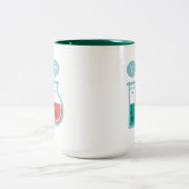 Chemische reactie tweekleurige koffiemok (Center)