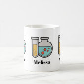 Chemische reageerbuis en bekerglas koffiemok (Center)