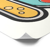 Chemische reageerbuis en bekerglas poster (Hoek)