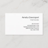 Chemische reageerbuis en bekerglas visitekaartje (Achterkant)