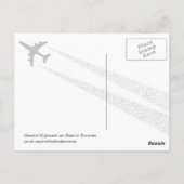 Chemische stoffen zijn binnenlands terrorisme briefkaart (Achterkant)