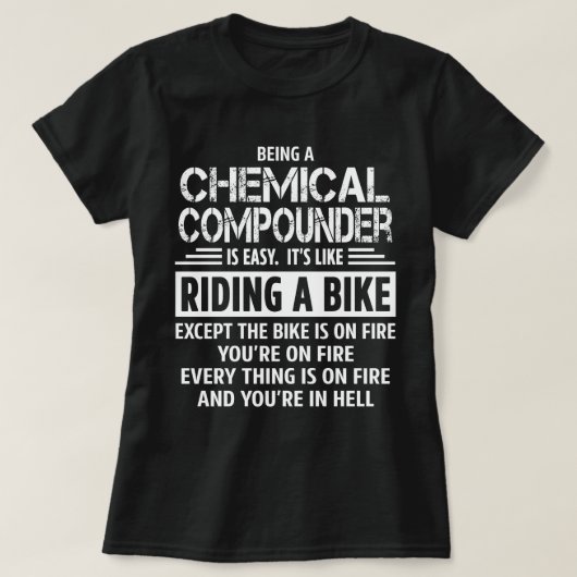 chemische verbinding t-shirt (Design voorkant)