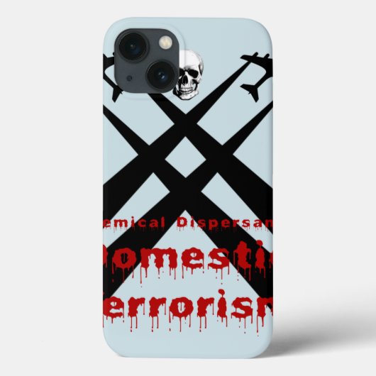 Chemische verspreiders zijn huishoudelijke terrori Case-Mate iPhone case (Achterkant)