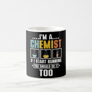 Chemist als ik wegloop koffiemok