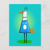 Chemist "Beeker Bird" Gifts Briefkaart (Voorkant)
