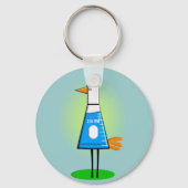 Chemist "Beeker Bird" Gifts Sleutelhanger (Voorkant)