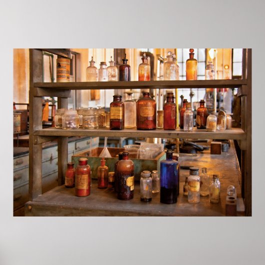 Chemist - Bewegingspositie Poster (Voorkant)