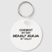 Chemist Deadly Ninja bij nacht Sleutelhanger (Voorkant)