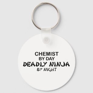Chemist Deadly Ninja bij nacht Sleutelhanger