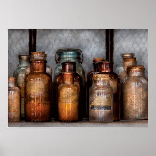 Chemist - Diverse chemicaliën Poster (Voorkant)